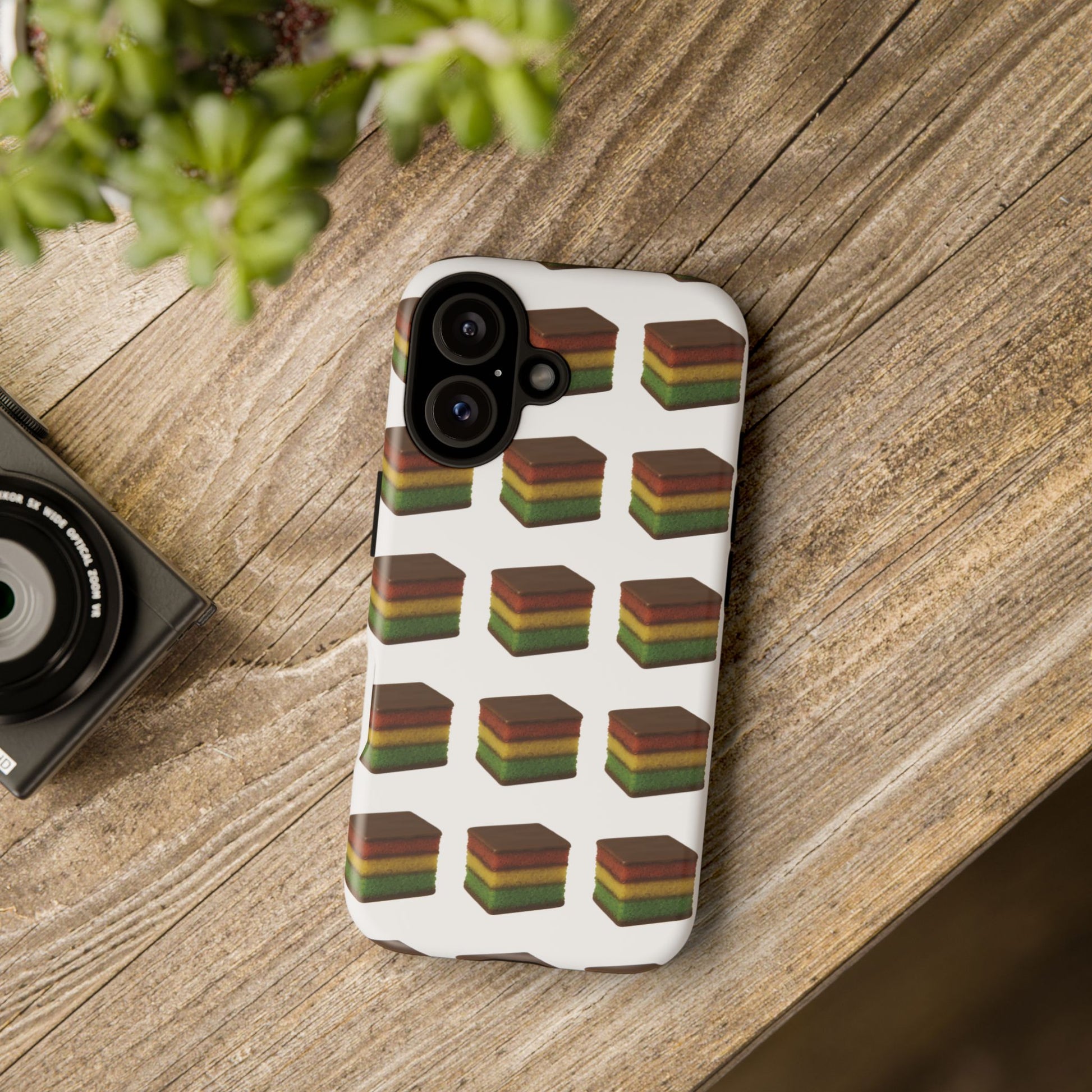 Colorful Layered Cake Phone Case | Fun and Stylish Tough Cases for Foodies | Unique Gift for Bakers, Birthday, Culinary Events, [...]