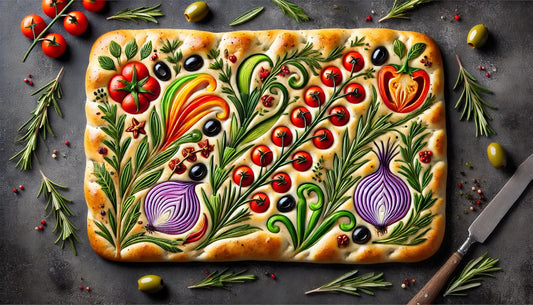 Learn how to make Focaccia Art